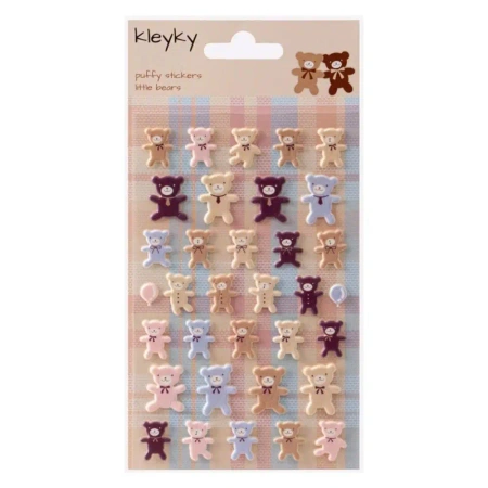 Naklejki wypukłe Misiowe Żelki - Narcissus