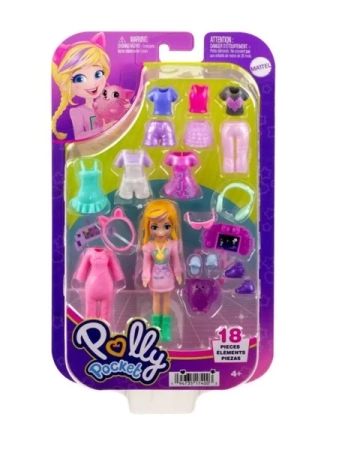 Figurka Polly Pocket Zestaw Modowy przebieranki HRD60 - Mattel