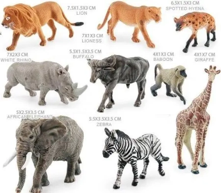 Zestaw zwierząt z Afryki - Merkpol