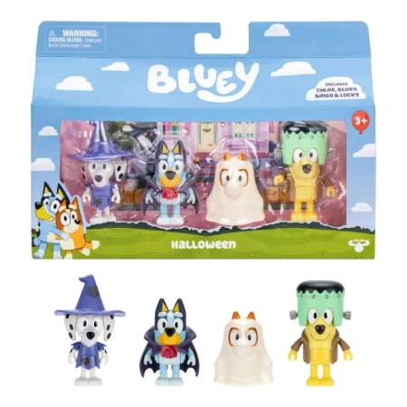Figurki Bluey Bal przebierańców 4 sztuki BLU17655 - TM TOYS