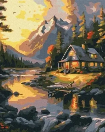 Malowanie po numerach - Złoty zachód 40x50cm - Twoje Hobby
