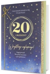 Karnet B6 Urodziny 20 - Pan Dragon