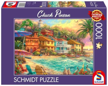 Puzzle PQ 1000 Chuck Pinson Życie na wyspie G3 - Schmidt