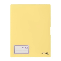 Album ofertowy A4 40 koszulek żółty STRIGO