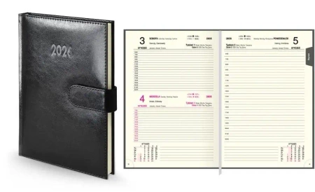 Terminarz 2026 A5 dzienny Business Premium - O-press