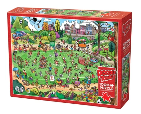 Puzzle 1000 Piłka jest okrągła a bramki są dwie 113775 - Cobble Hill