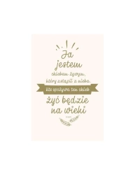 NT z infografikami A5 srebr. tł. Ja jestem chlebem - praca zbiorowa