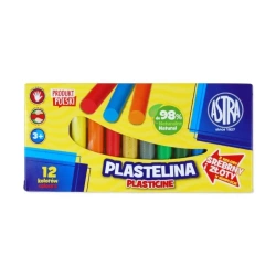 Plastelina okrągła Astra 12 kolorów - ASTRA art-pap