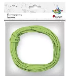 Sznurek papierowy 3.5mmx5m zielony - Titanum