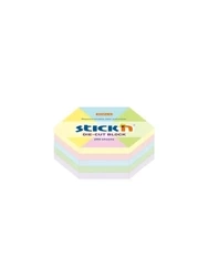 Notes sześciokąt 61x70mm pastel 250K STICK'N - Stickn