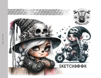 Szkicownik 200x143 24 stron 100g/m2 TW Gnomy - Fresh