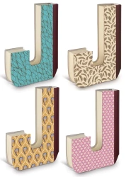 Alphabooks Notatnik litera - J - IF