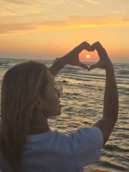 Diamentowa Mozaika Polskie morze serce zachód słońca NO-2003160 - Norimpex