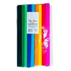 Bibuła marszczona 25x200cm 10 kolorów - Gimboo