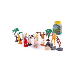 Figurki zwierząt domowych 19szt - Lena