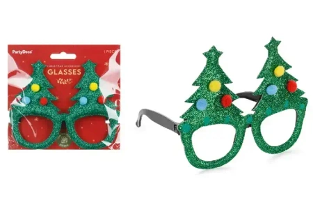 Okulary Świąteczne - Choinki