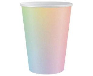 Kubeczki papierowe ombre 266ml 6szt - Godan