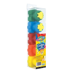 Farby do malowania palcami Colorino Kids 5 kolorów - PATIO