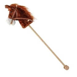 Hobby Horse z dźwiekiem i kółkami Bruno brązowy - Baby Mix