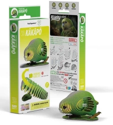 Papuga Kakapo Eugy. Eko Układanka 3D - Eugy