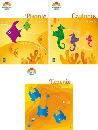 Kalejdoskop ucznia Klasa 3 Pisanie + Czytanie + Liczenia WSIP PAKIET - Sylwia Mroczek-Poniatowska