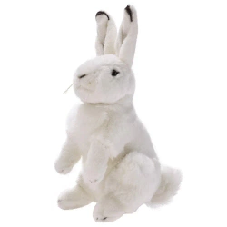 Zając siedzący biały 25cm - Beppe
