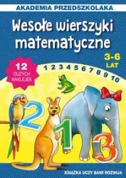 Wesołe wierszyki matematyczne. 3-6 lat - Joanna Paruszewska