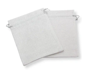 Woreczki jutowe szare 20x15cm 2szt - Penword