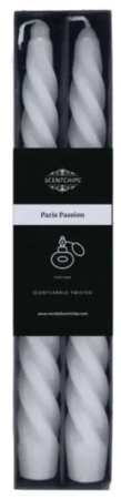 Świeca stołowa zakręcona Paris Passion 2szt - ScentChips