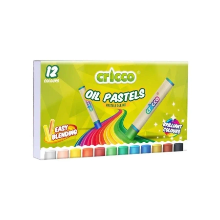 Pastele olejne 12 kolorów - Cricco
