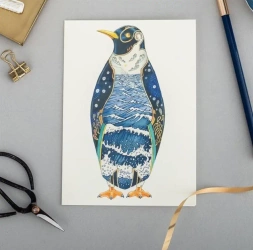 Karnet A094 B6 + koperta Pingwin - DM Collection