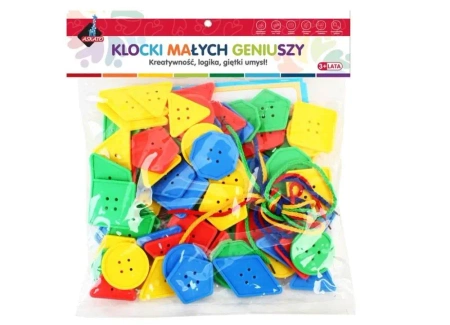 Klocki Guziki 106 elementów - Askato