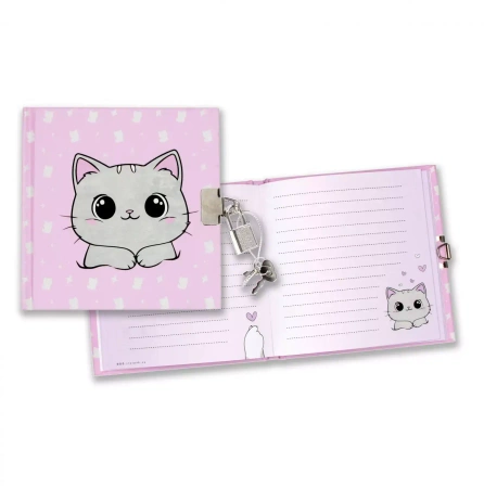 Pamiętnik na kłódkę Kitty Plush - STARPAK