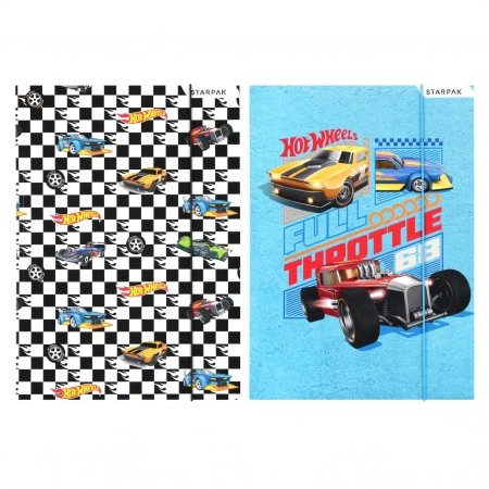 Teczka z gumką A4 Hot Wheels mix - STARPAK