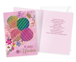 Karnet B6 Urodziny - Kukartka