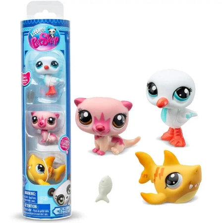 Littlest Pet Shop 3 figurki Pet Trios tuba LPS00550 - Praca zbiorowa