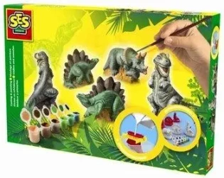 Zestaw do wykonywania odlewów Dinozaury - SES NL