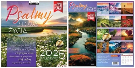 Kalendarz 2025 ścienny Classic Psalmy Słowa Życia - Kukartka