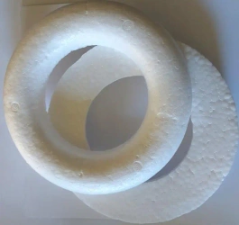 Koło ze styropianu 20cm półpłaskie 2szt - Galeria Hobby