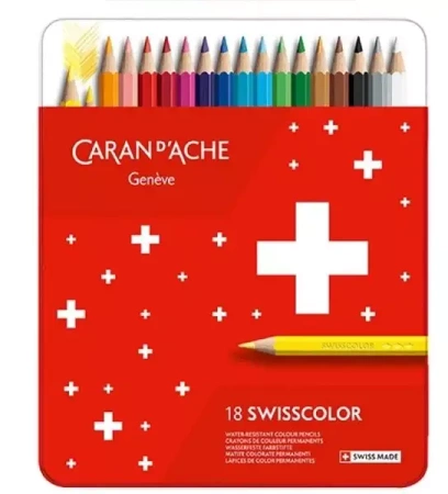 Kredki Swisscolor 18 kolorów - Carandache