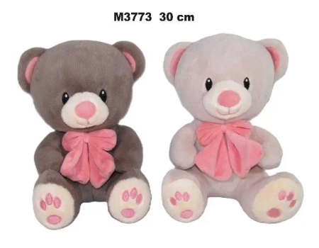 Miś z kokardą 30cm MIX - Sun-Day