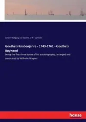 Goethe's Knabenjahre - 1749-1761 - Goethe's Boyhood - von Goethe Johann Wolfgang
