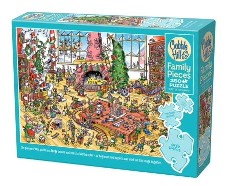 Puzzle 350 Elfy w pracy 112688 - Cobble Hill