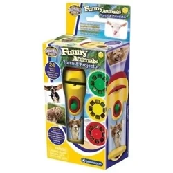 Latarka i projektor - Śmieszne zwierzęta - Brainstorm