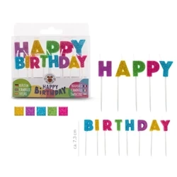 Świeczki Happy Birthday - TRENDHAUS