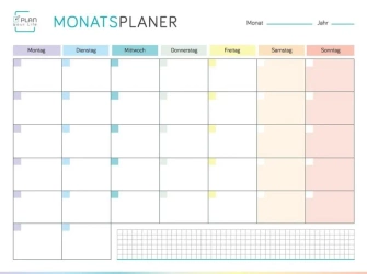 Planer Magnetyczny 30x40cm - Plan your life