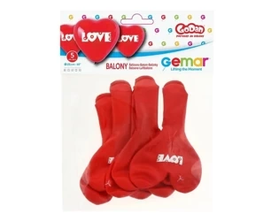 Balony premium Love 5szt - Godan