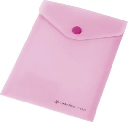 Koperta Focus C4532 A6 przezroczysta różowa - Panta Plast