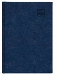 Kalendarz 2026 A4 tygodniowy Aluminium granatowy - praca zbiorowa