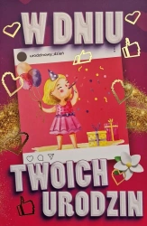 Karnet Urodziny dla dziewczynki - YEKU